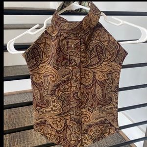 Gorgeous horse show dickie to wear under your hunt coat